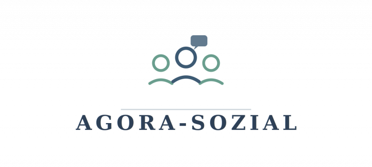 Wozu es uns braucht: Wilkommen auf Agora-Sozial Agora Sozial Logo 768x346